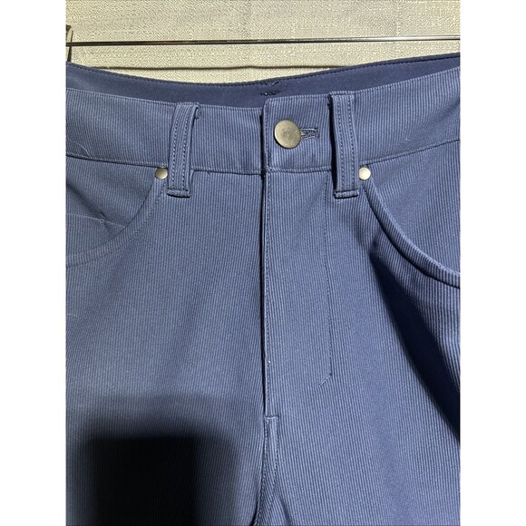 Lululemon ABC Classic Warpstreme Pants - Men's Size 28‎ - Navy Blue textured - Picture 2 of 12